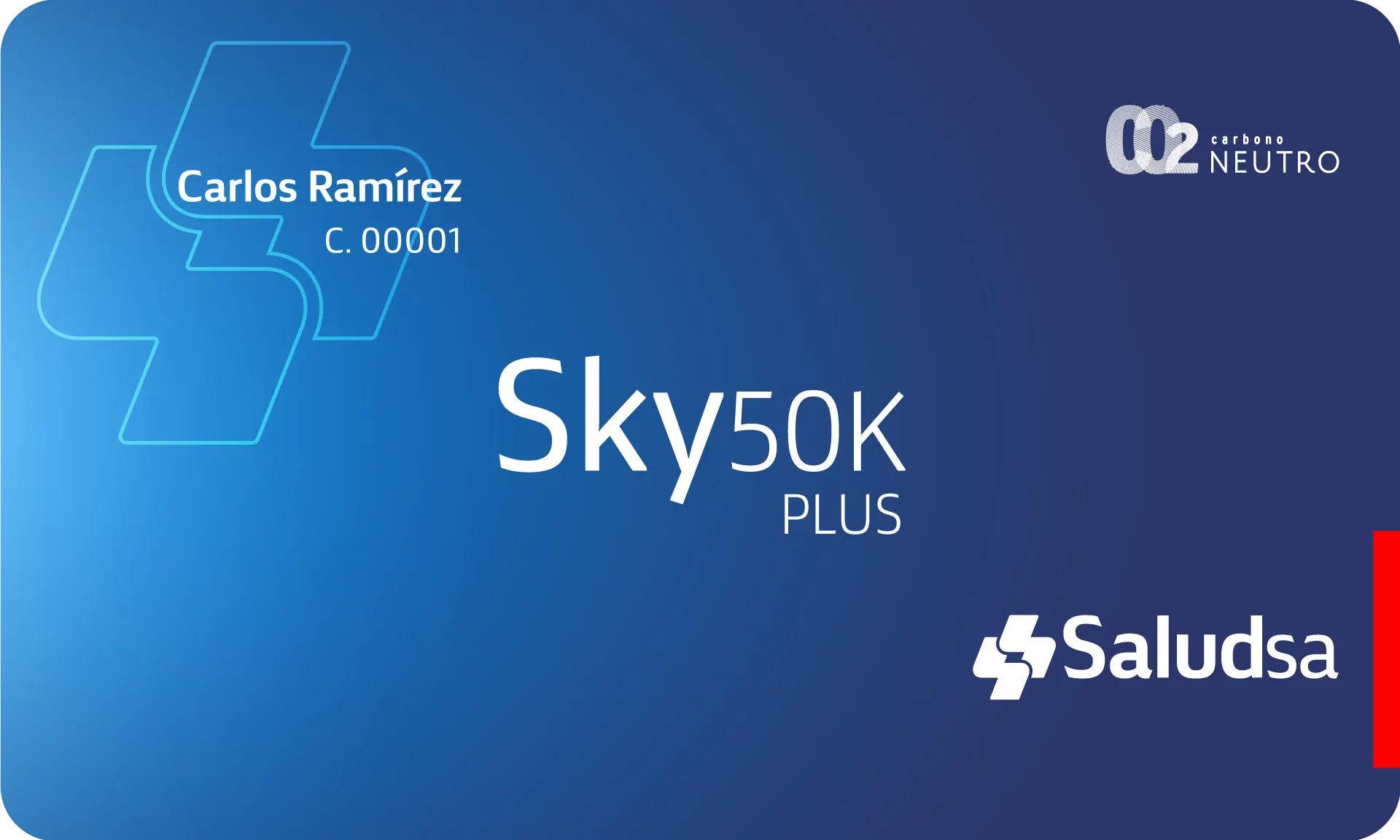 Tarjeta Sky 50K Plus de SaludSA